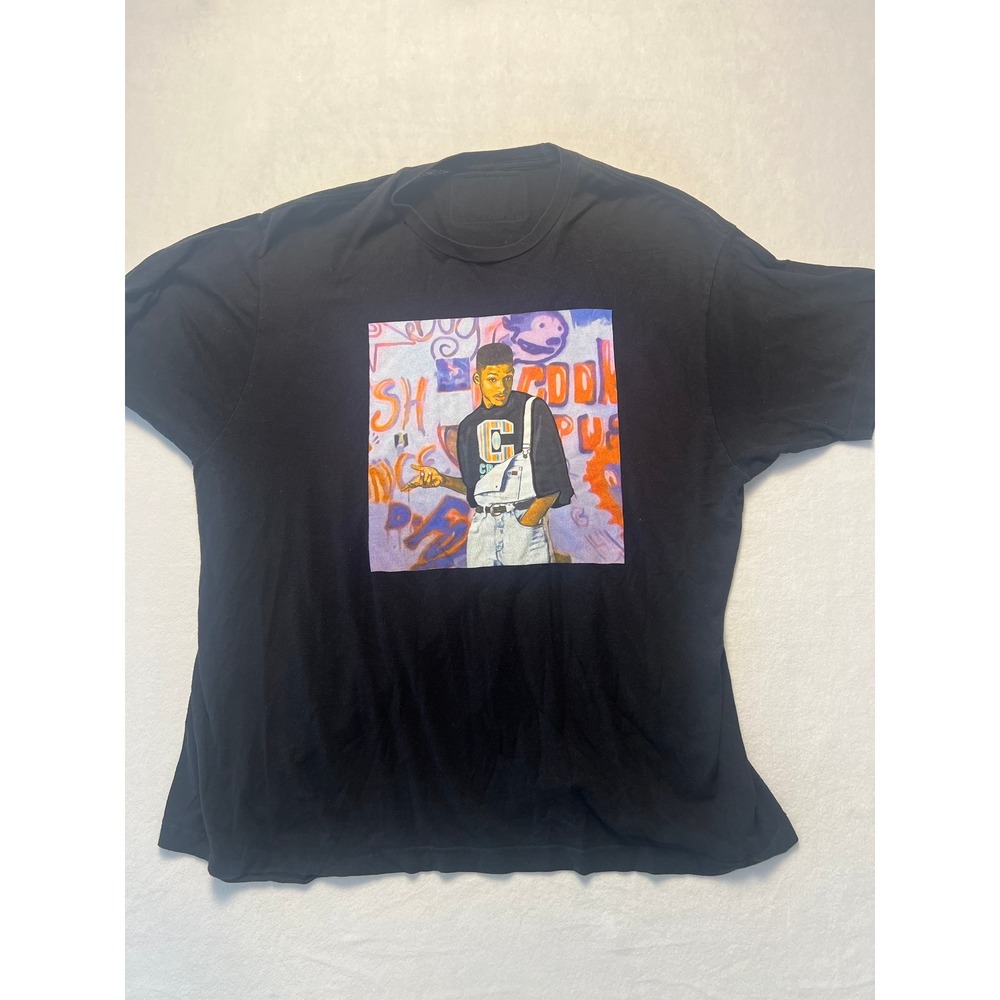 VTG Y2K Cross Colours XL T-Shirt Fresh Prince Will Smith 90s Hip Hop Graphic Tee